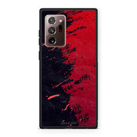 Thumbnail for Samsung Note 20 Ultra Red Paint Θήκη Αγίου Βαλεντίνου από τη Smartfits με σχέδιο στο πίσω μέρος και μαύρο περίβλημα | Smartphone case with colorful back and black bezels by Smartfits