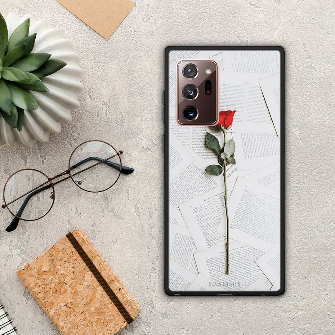 Red Rose - Samsung Galaxy Note 20 Ultra θήκη
