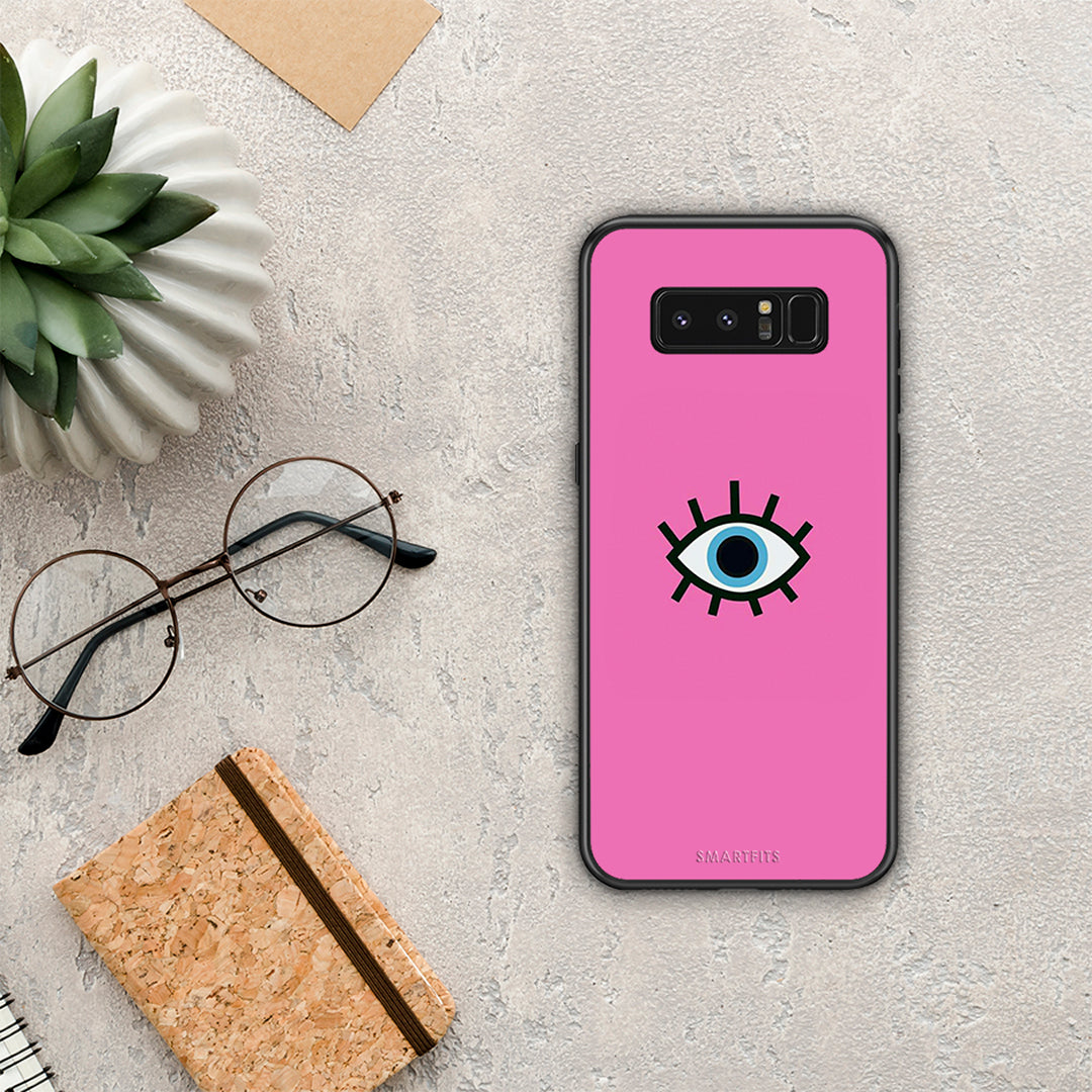Blue Eye Pink - Samsung Galaxy Note 8 θήκη
