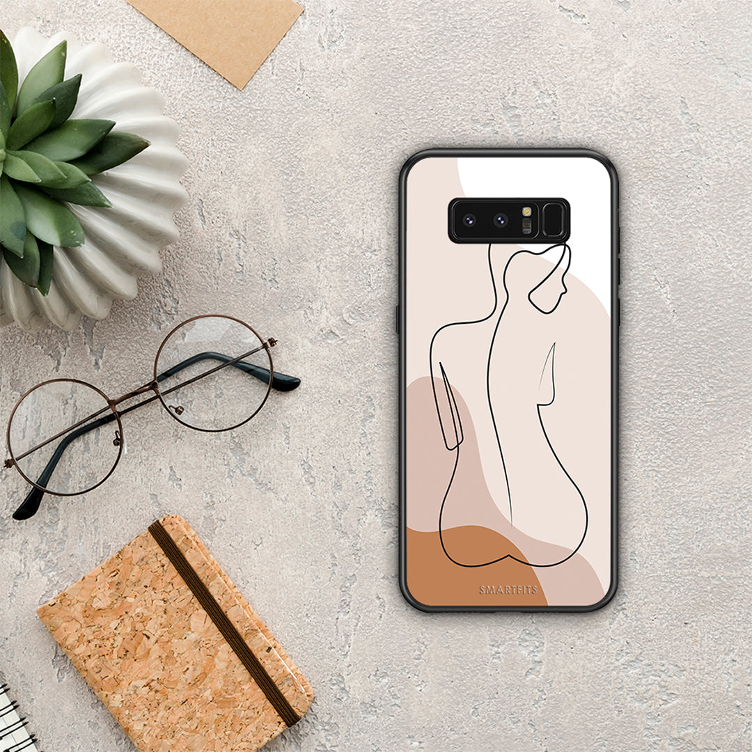 LineArt Woman - Samsung Galaxy Note 8 θήκη