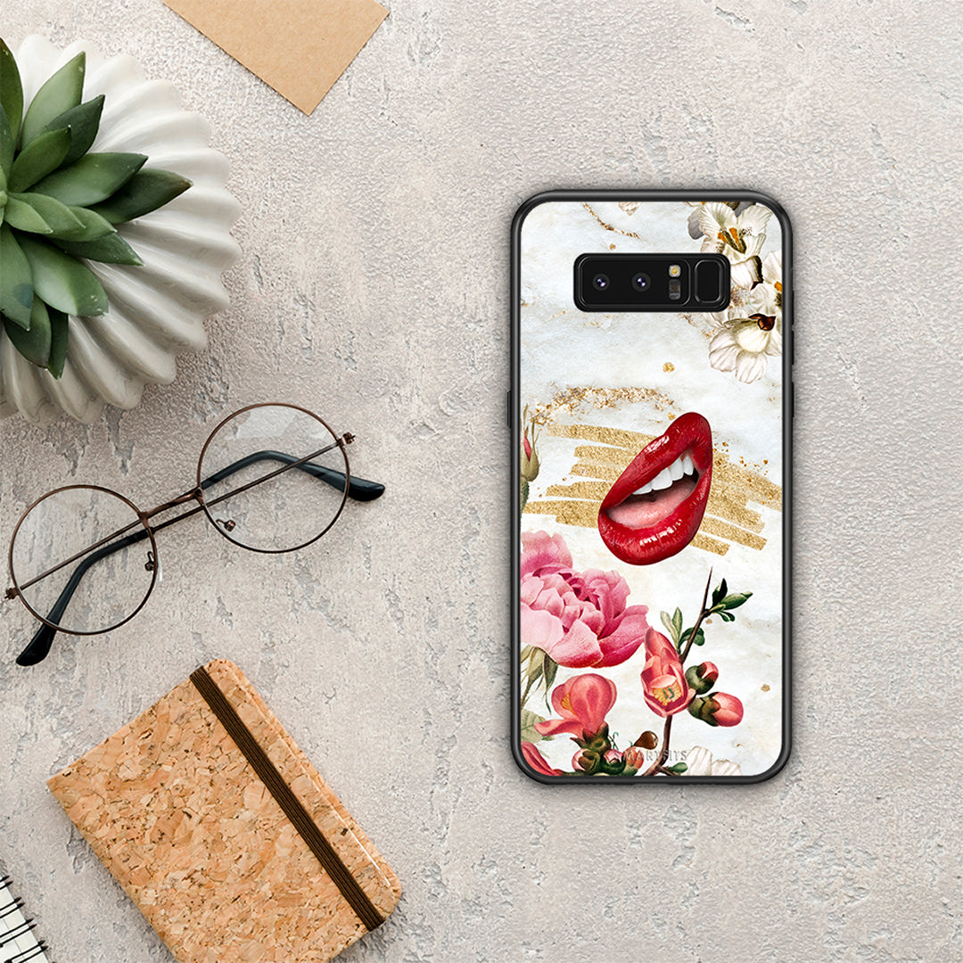 Red Lips - Samsung Galaxy Note 8 θήκη