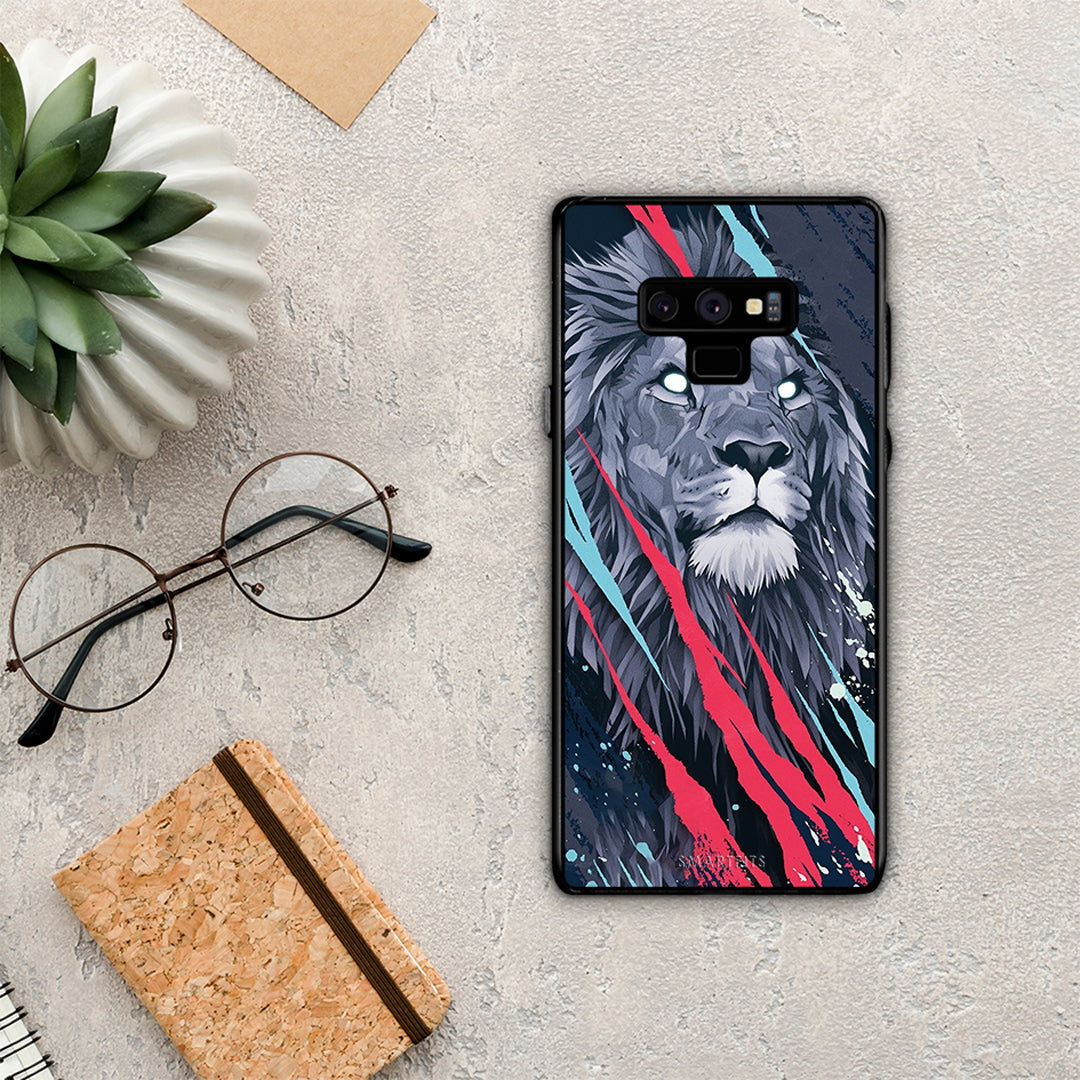PopArt Lion Designer - Samsung Galaxy Note 9 θήκη