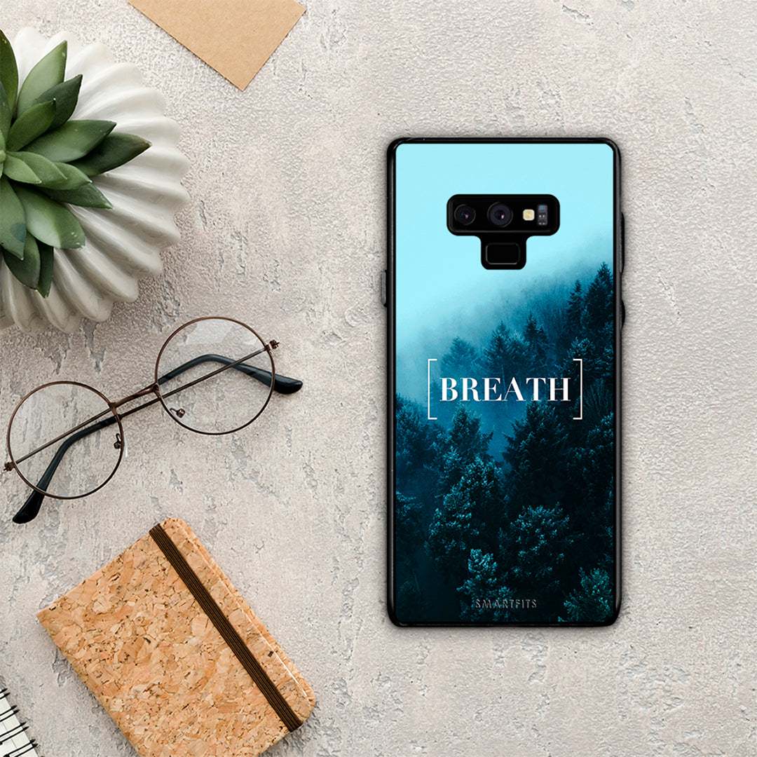 Quote Breath - Samsung Galaxy Note 9 θήκη