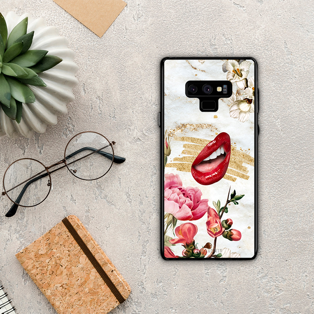 Red Lips - Samsung Galaxy Note 9 θήκη