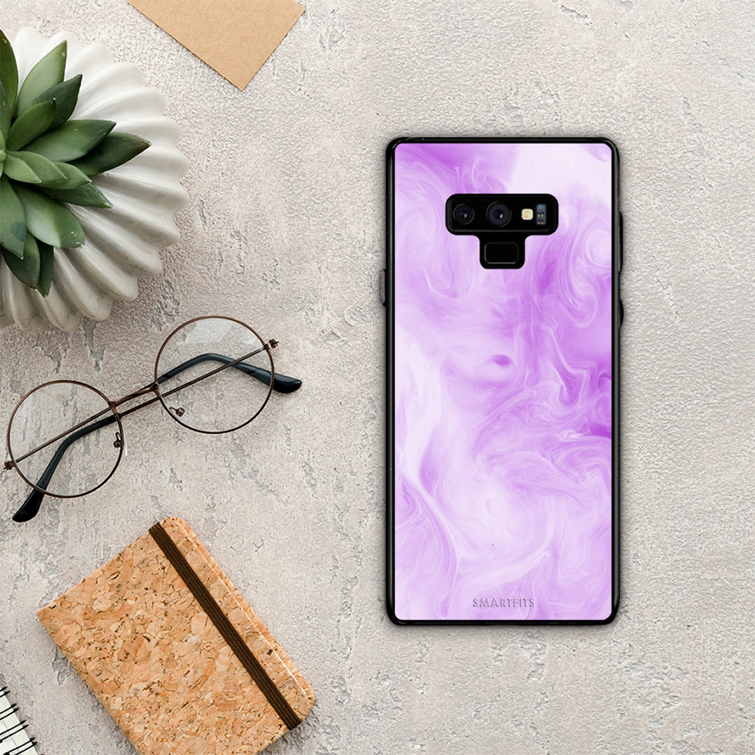Watercolor Lavender - Samsung Galaxy Note 9 θήκη