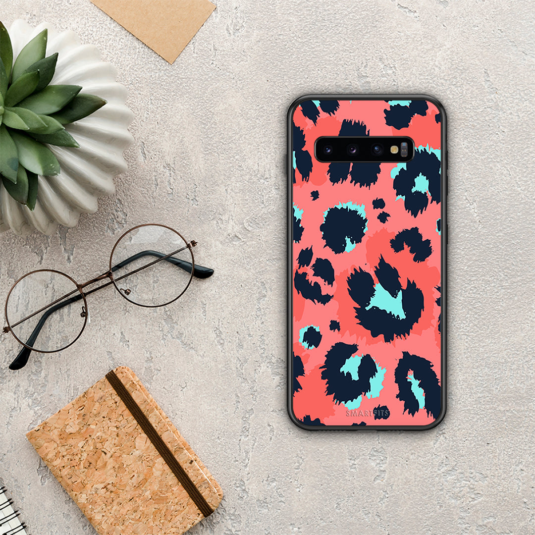 Animal Pink Leopard - Samsung Galaxy S10 θήκη