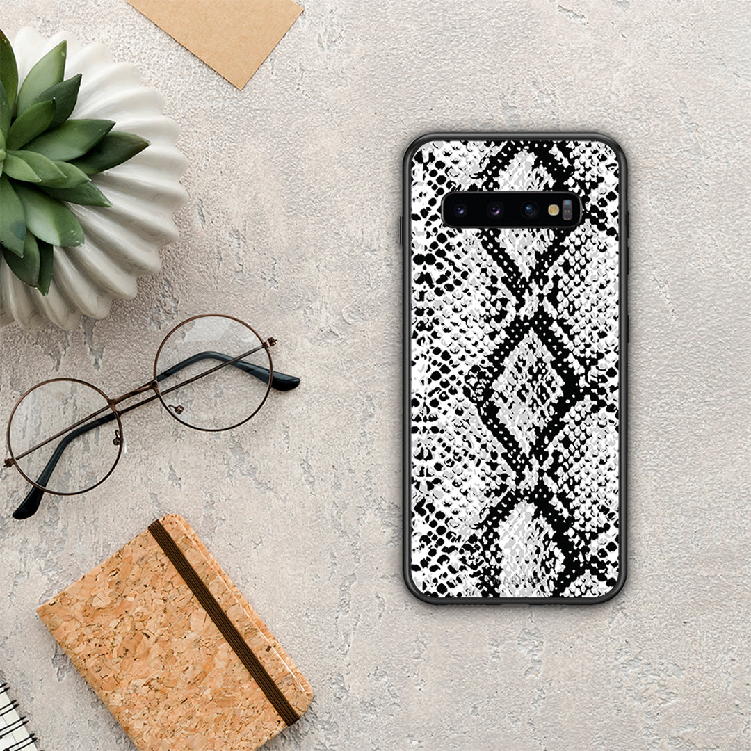Animal White Snake - Samsung Galaxy S10+ θήκη