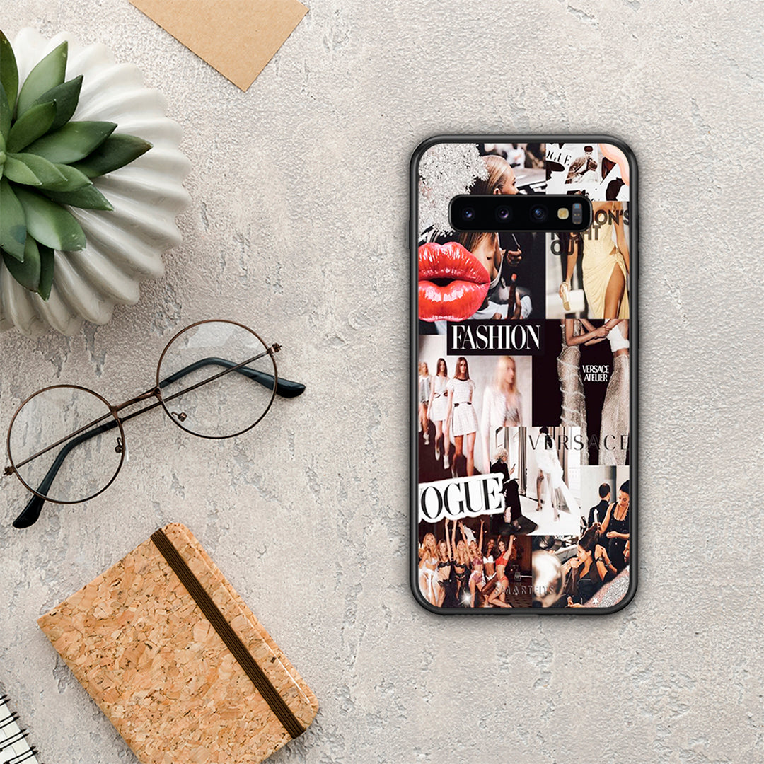 Collage Fashion - Samsung Galaxy S10+ θήκη