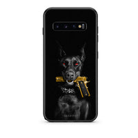Thumbnail for samsung s10 Golden Gun Θήκη Αγίου Βαλεντίνου από τη Smartfits με σχέδιο στο πίσω μέρος και μαύρο περίβλημα | Smartphone case with colorful back and black bezels by Smartfits