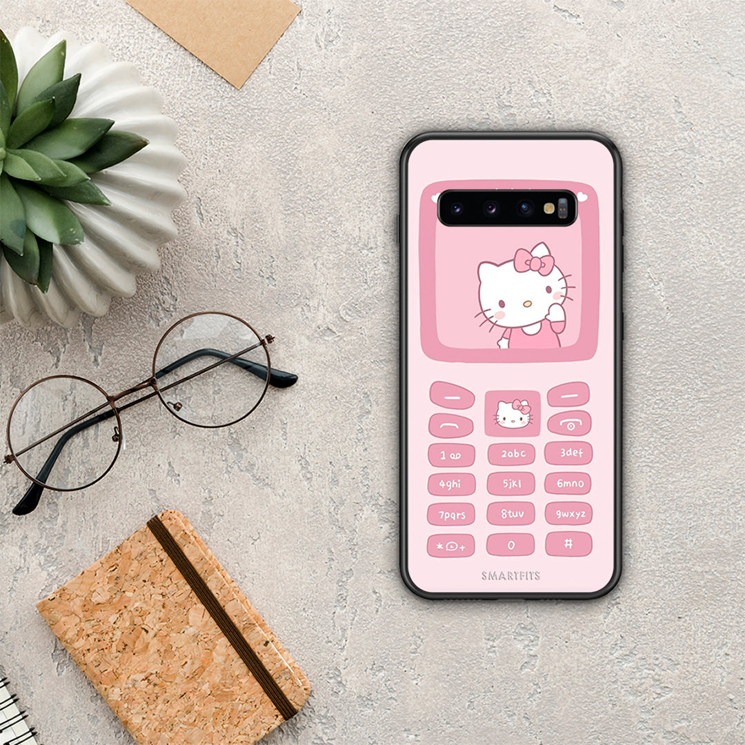 Hello Kitten - Samsung Galaxy S10+ θήκη