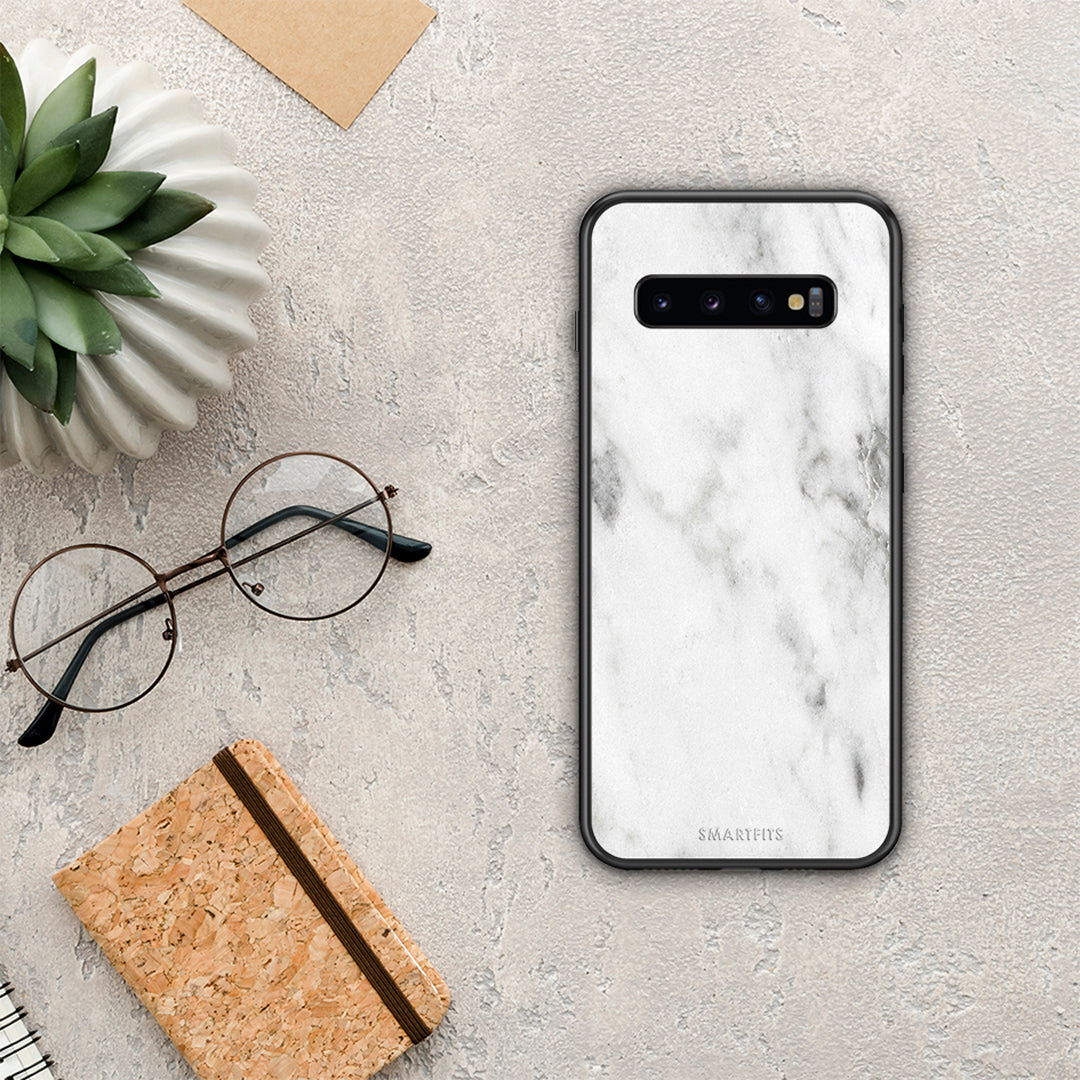 Marble White - Samsung Galaxy S10+ θήκη