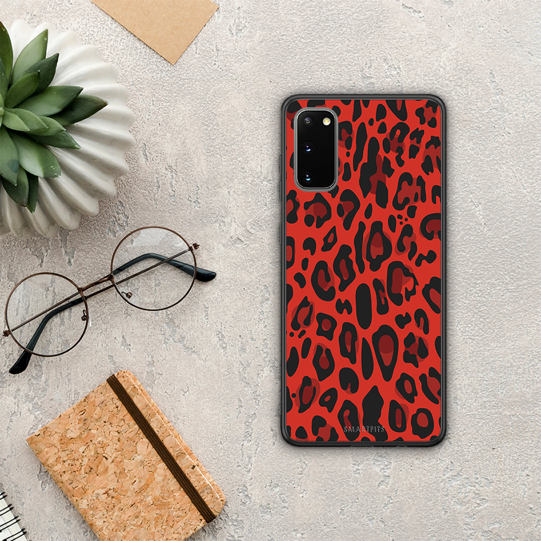 Animal Red Leopard - Samsung Galaxy S20 θήκη