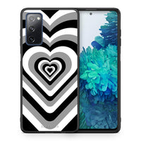 Thumbnail for Θήκη Samsung S20 FE Black Hearts από τη Smartfits με σχέδιο στο πίσω μέρος και μαύρο περίβλημα | Samsung S20 FE Black Hearts case with colorful back and black bezels