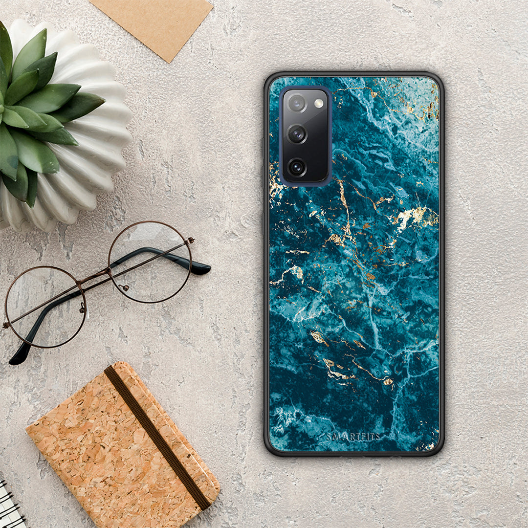 Marble Blue - Samsung Galaxy S20 FE θήκη