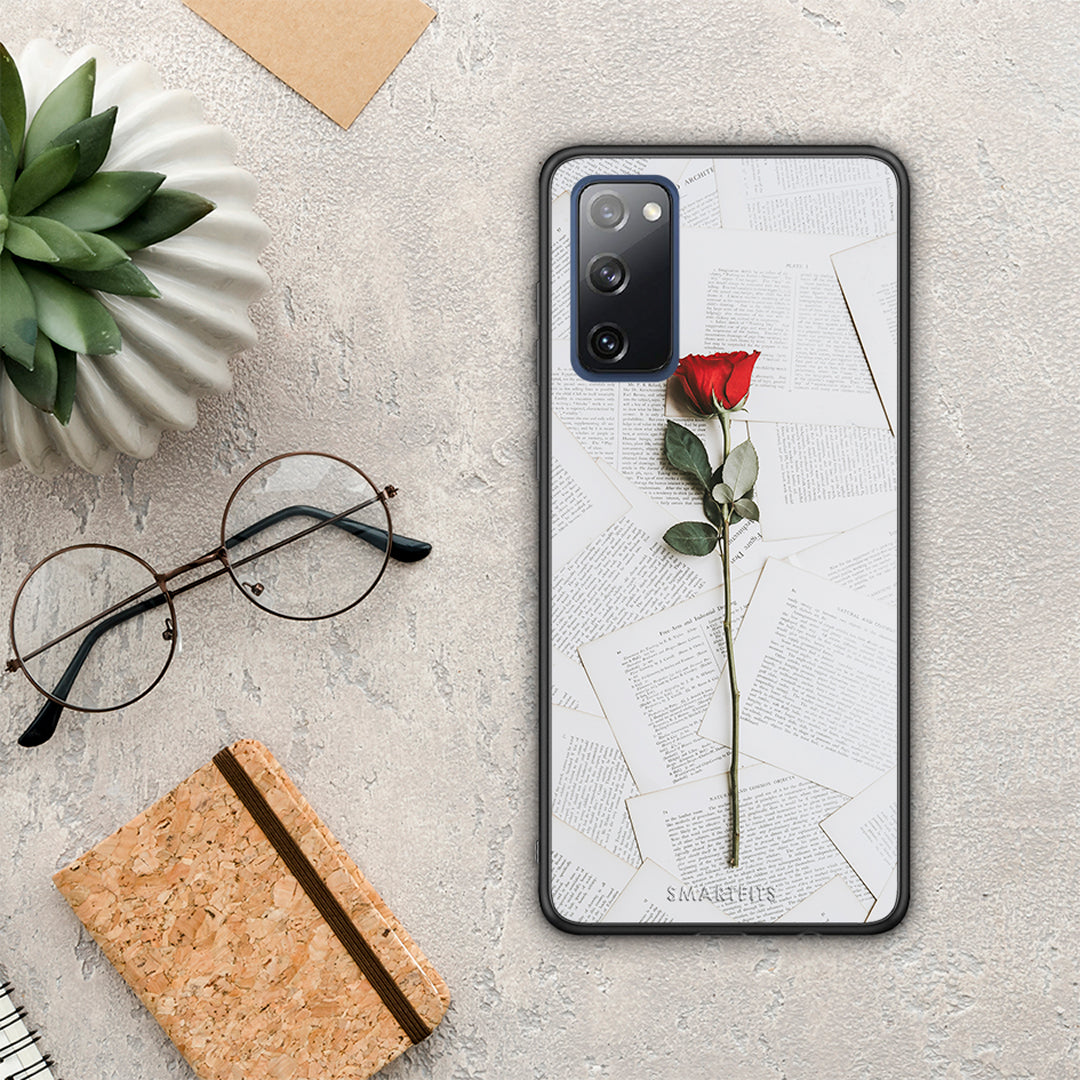 Red Rose - Samsung Galaxy S20 FE θήκη
