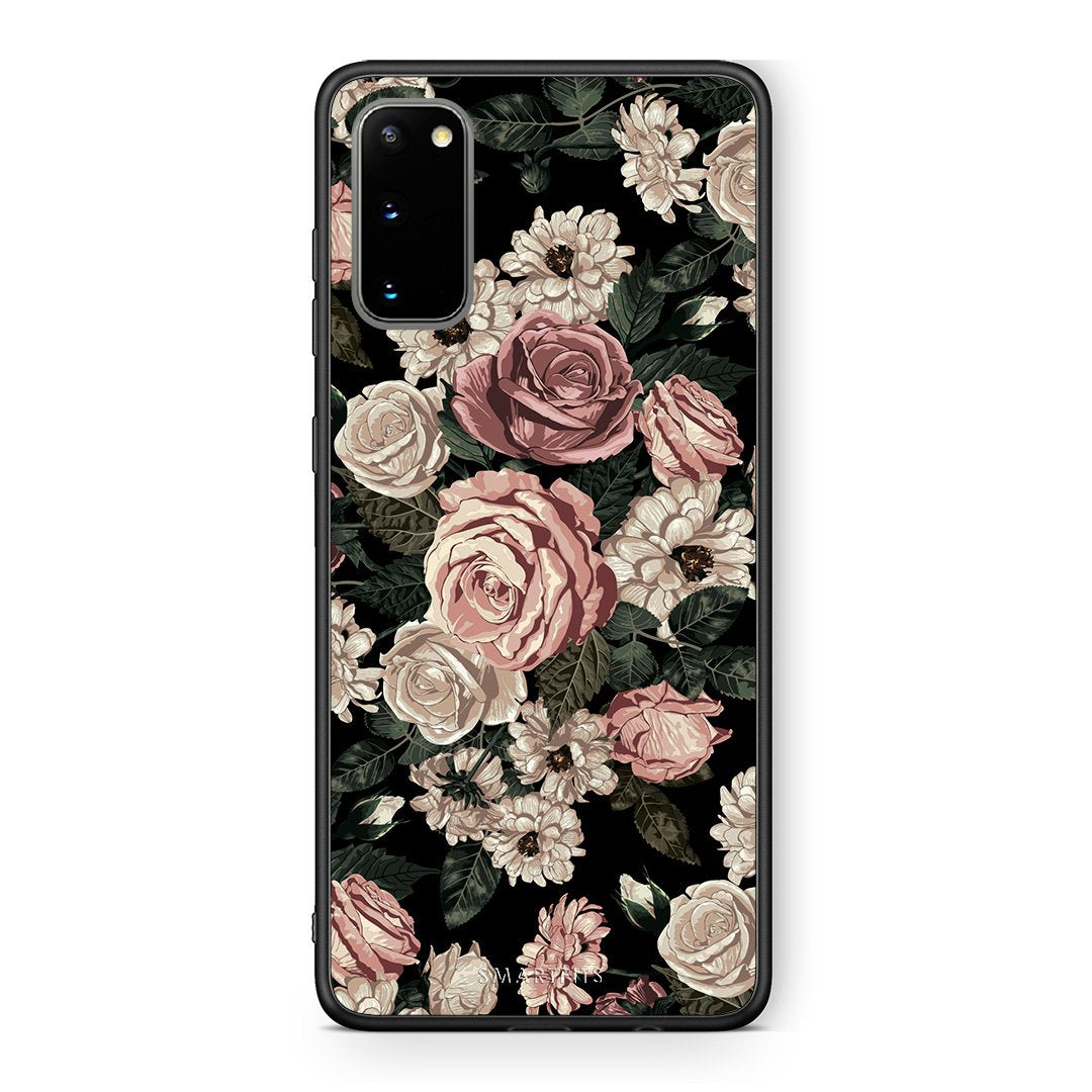 4 - Samsung S20 Wild Roses Flower case, cover, bumper