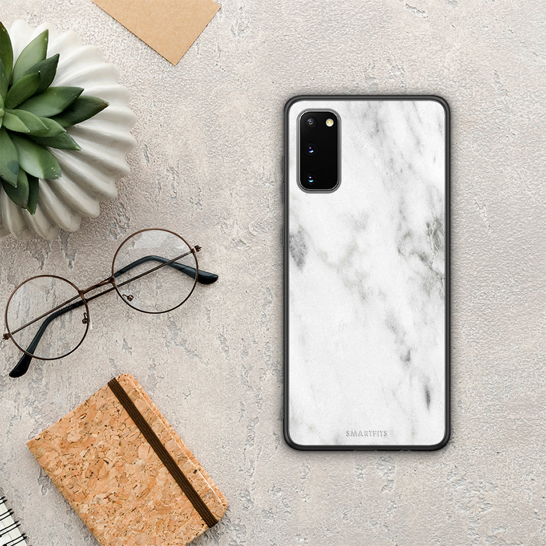 Marble White - Samsung Galaxy S20 θήκη