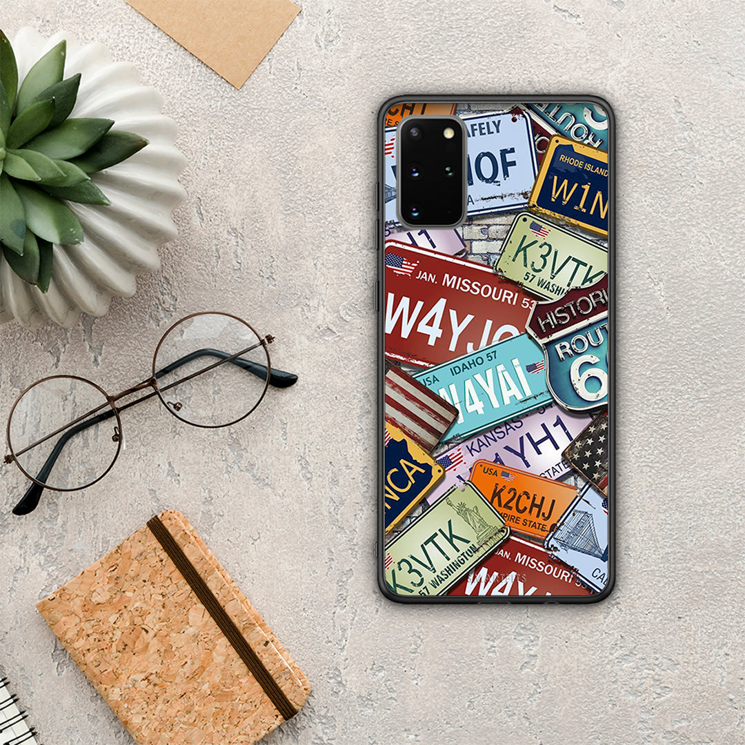 Car Plates - Samsung Galaxy S20+ θήκη