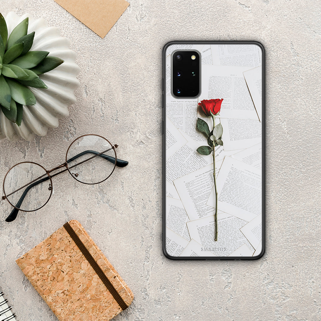 Red Rose - Samsung Galaxy S20+ θήκη