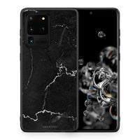 Thumbnail for Θήκη Samsung S20 Ultra Marble Black από τη Smartfits με σχέδιο στο πίσω μέρος και μαύρο περίβλημα | Samsung S20 Ultra Marble Black case with colorful back and black bezels