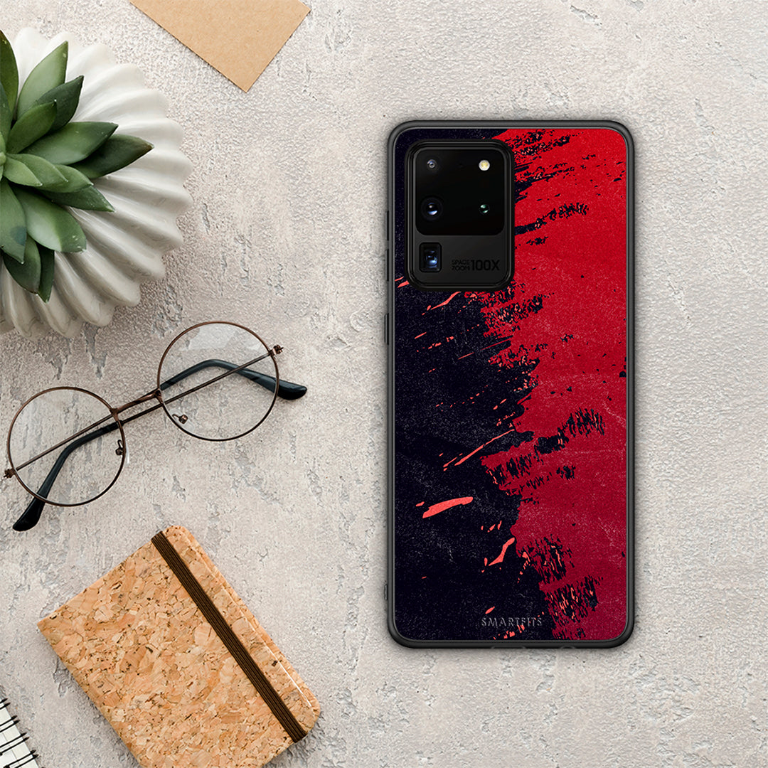 Red Paint - Samsung Galaxy S20 Ultra θήκη