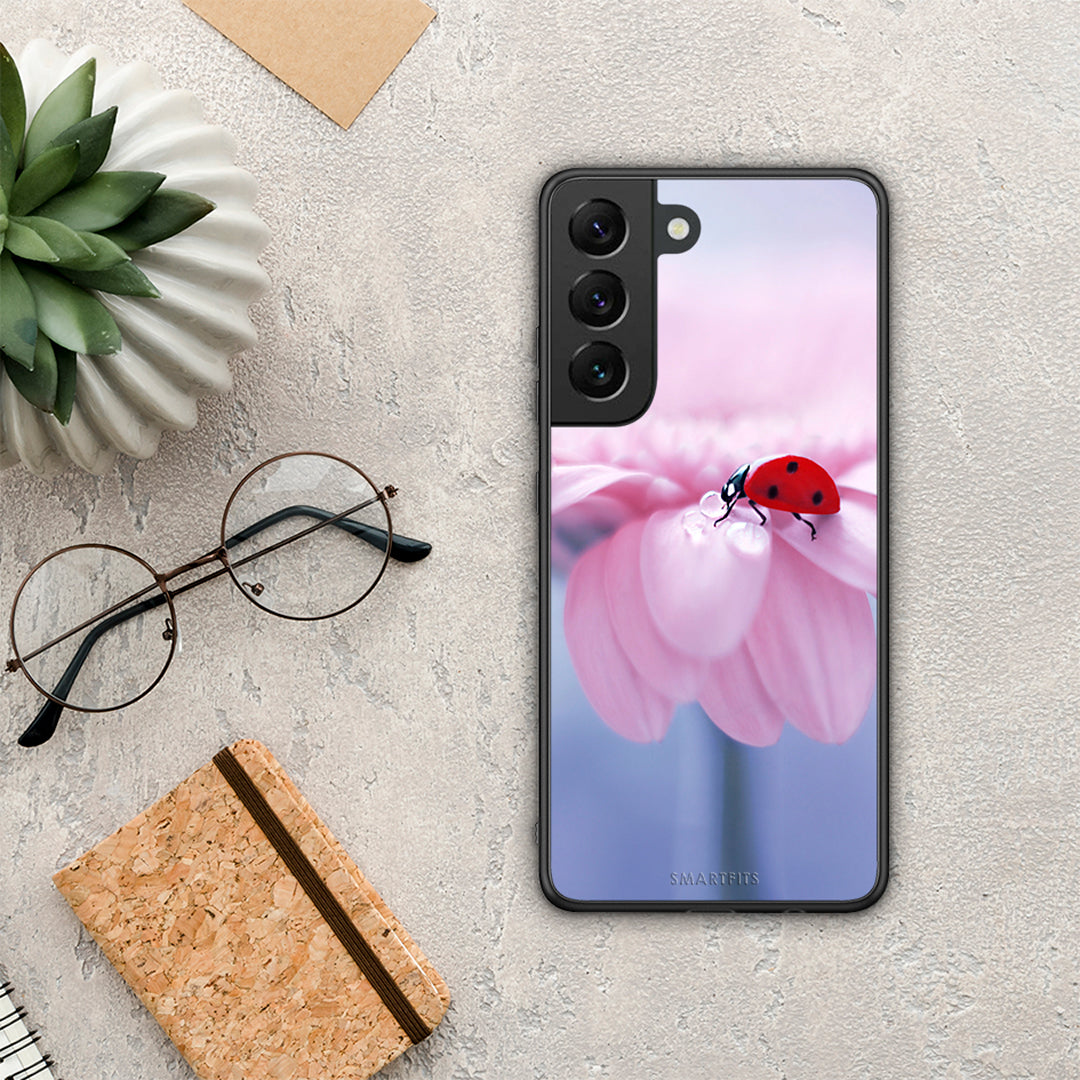 Ladybug Flower - Samsung Galaxy S22 θήκη