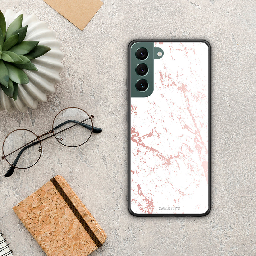 Marble Pink Splash - Samsung Galaxy S22 Plus θήκη