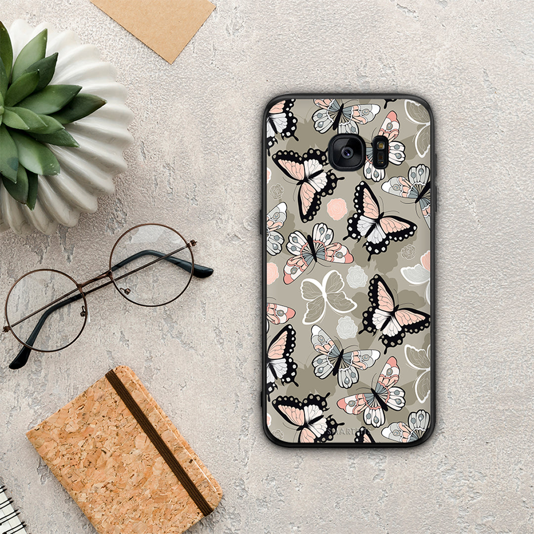 Boho Butterflies - Samsung Galaxy S7 Edge θήκη
