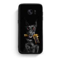 Thumbnail for samsung s7 edge Golden Gun Θήκη Αγίου Βαλεντίνου από τη Smartfits με σχέδιο στο πίσω μέρος και μαύρο περίβλημα | Smartphone case with colorful back and black bezels by Smartfits