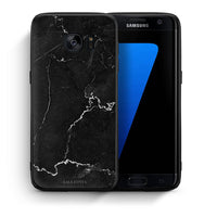 Thumbnail for Θήκη Samsung S7 Edge Marble Black από τη Smartfits με σχέδιο στο πίσω μέρος και μαύρο περίβλημα | Samsung S7 Edge Marble Black case with colorful back and black bezels