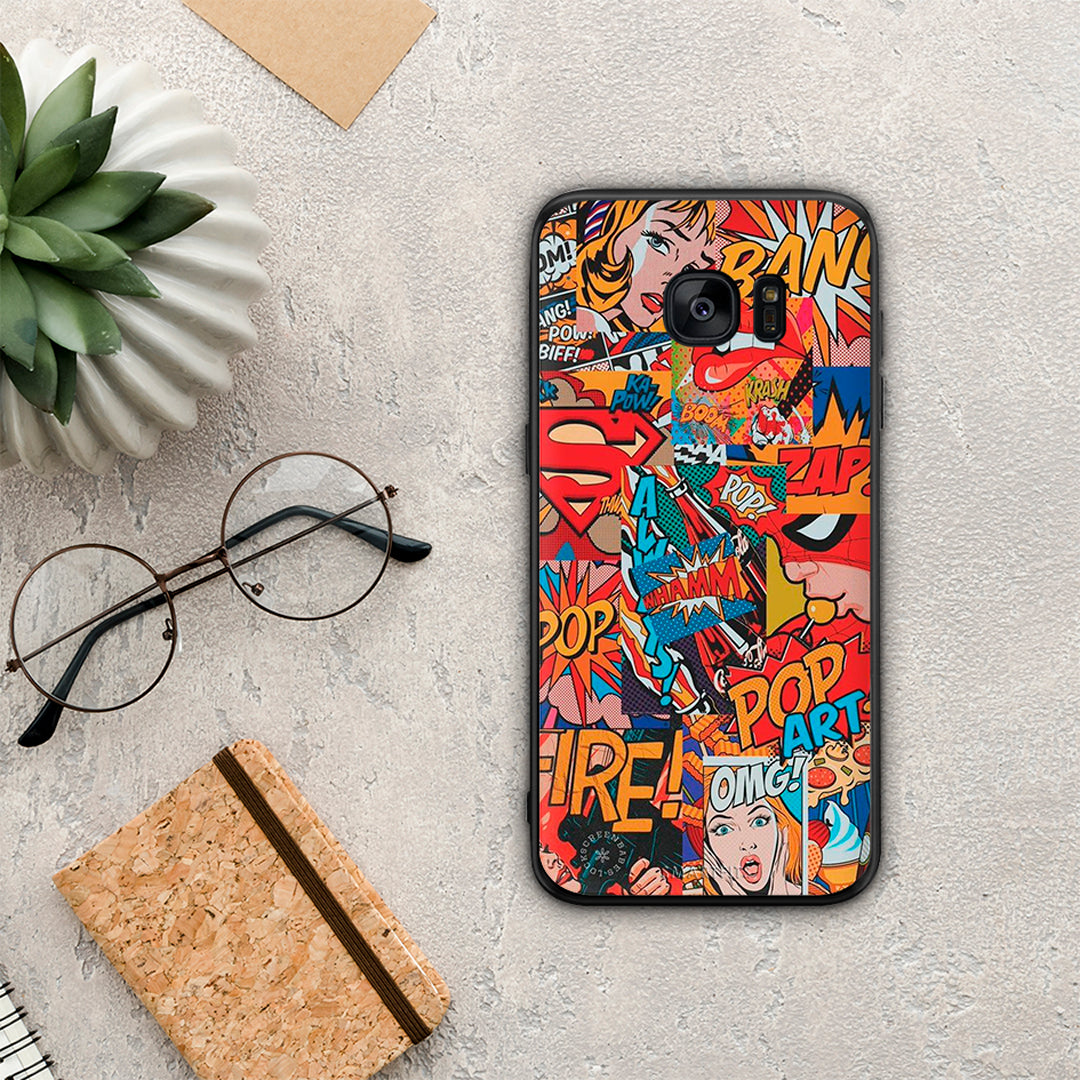 PopArt OMG - Samsung Galaxy S7 Edge θήκη