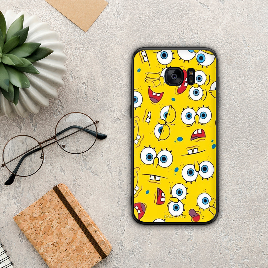 PopArt Sponge - Samsung Galaxy S7 Edge θήκη