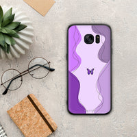 Thumbnail for Purple Mariposa - Samsung Galaxy S7 Edge θήκη