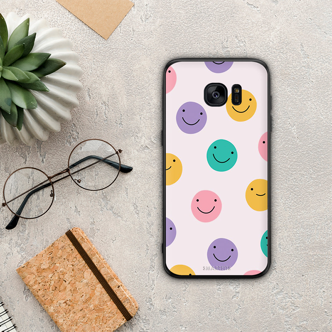 Smiley Faces - Samsung Galaxy S7 Edge θήκη