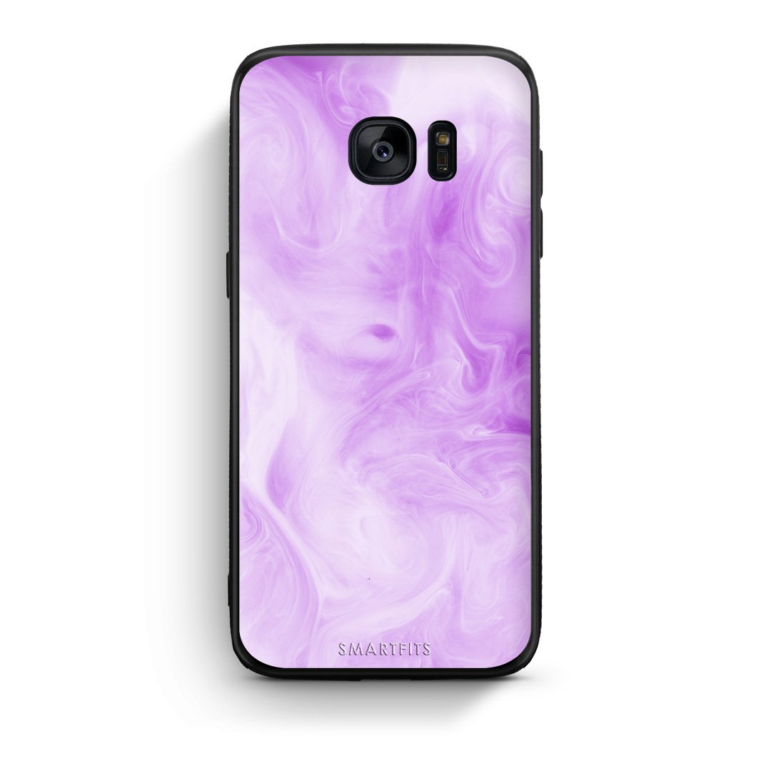 99 - samsung galaxy s7 Watercolor Lavender case, cover, bumper