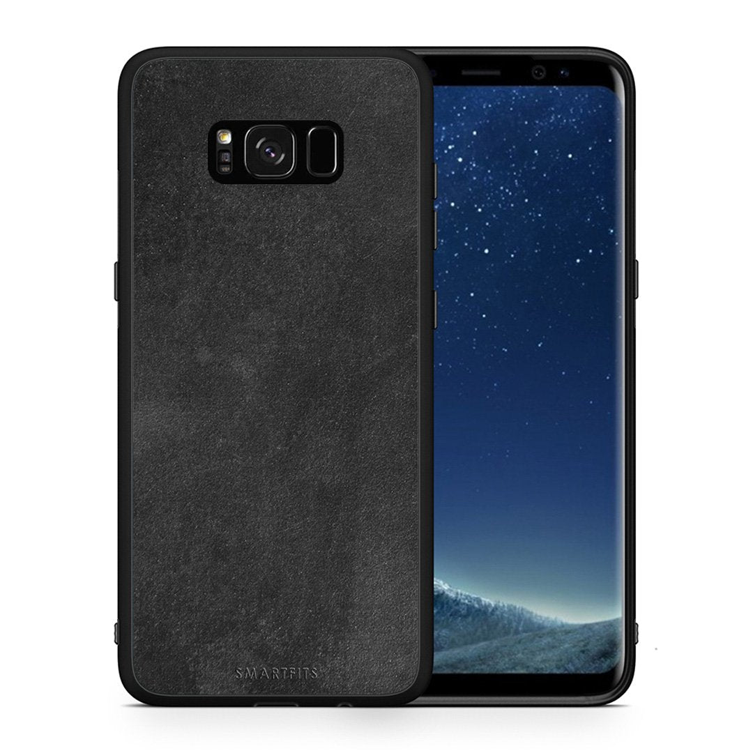 Θήκη Samsung S8 Black Slate Color από τη Smartfits με σχέδιο στο πίσω μέρος και μαύρο περίβλημα | Samsung S8 Black Slate Color case with colorful back and black bezels