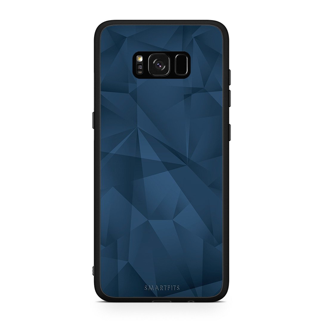 39 - Samsung S8 Blue Abstract Geometric case, cover, bumper