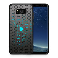 Thumbnail for Θήκη Samsung S8 Hexagonal Geometric από τη Smartfits με σχέδιο στο πίσω μέρος και μαύρο περίβλημα | Samsung S8 Hexagonal Geometric case with colorful back and black bezels