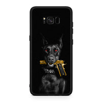 Thumbnail for Samsung S8 Golden Gun Θήκη Αγίου Βαλεντίνου από τη Smartfits με σχέδιο στο πίσω μέρος και μαύρο περίβλημα | Smartphone case with colorful back and black bezels by Smartfits