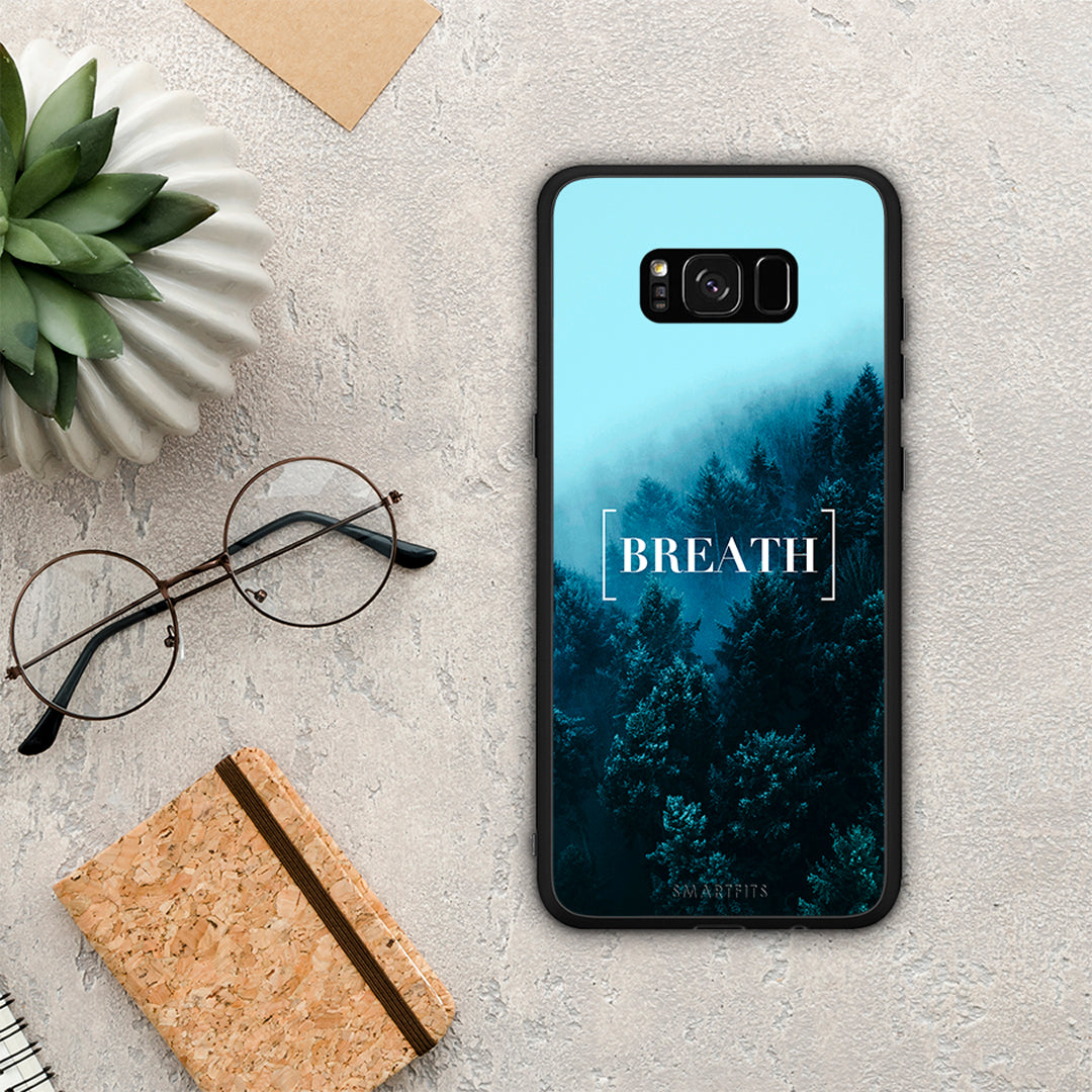 Quote Breath - Samsung Galaxy S8+ θήκη