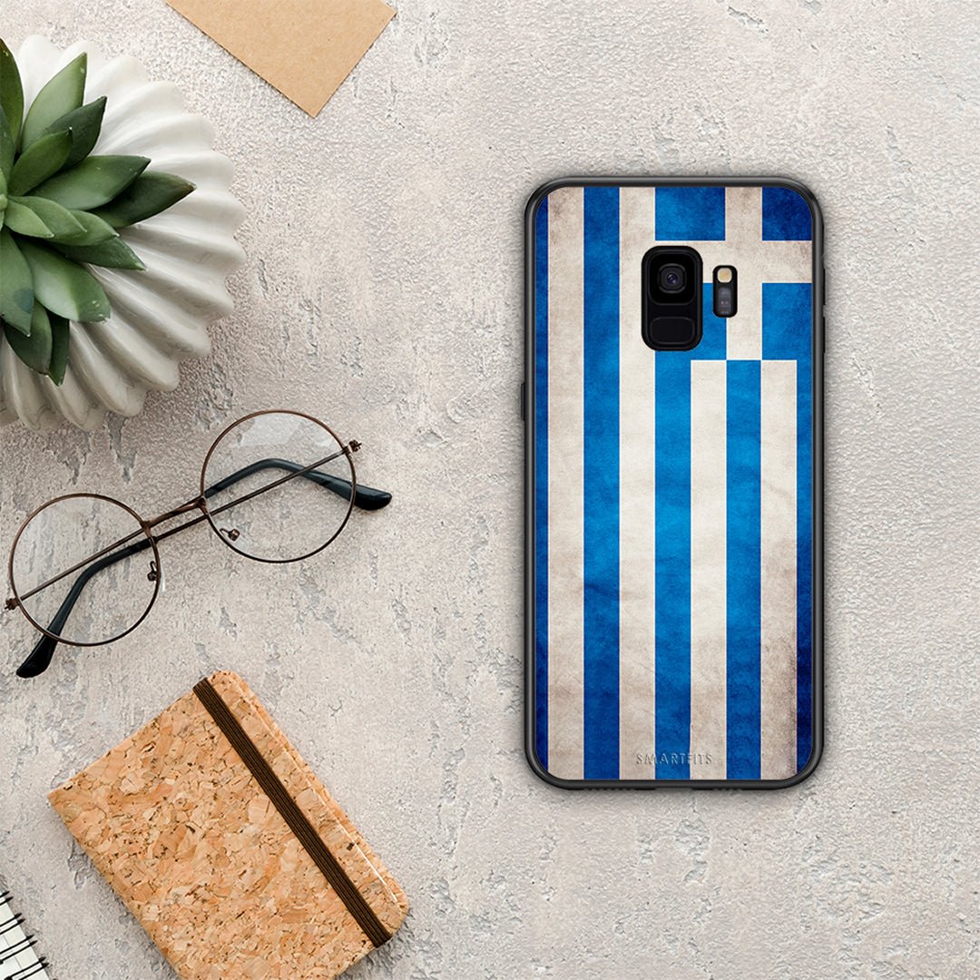 Flag Greek - Samsung Galaxy S9 θήκη