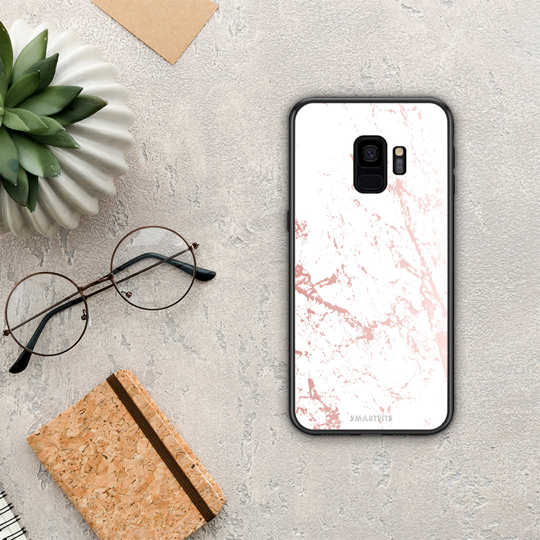 Marble Pink Splash - Samsung Galaxy S9 θήκη