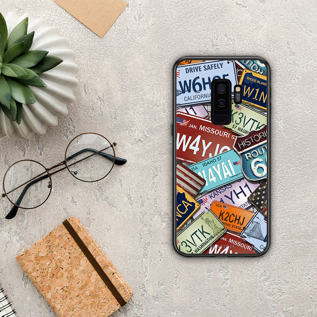 Car Plates - Samsung Galaxy S9+ θήκη