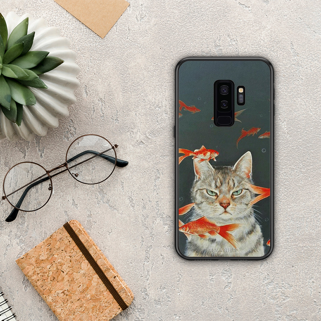 Cat Goldfish - Samsung Galaxy S9+ θήκη
