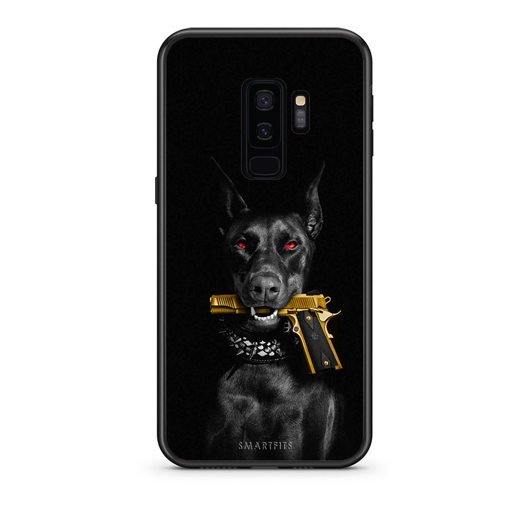 samsung s9 plus Golden Gun Θήκη Αγίου Βαλεντίνου από τη Smartfits με σχέδιο στο πίσω μέρος και μαύρο περίβλημα | Smartphone case with colorful back and black bezels by Smartfits