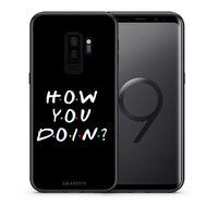 Thumbnail for Θήκη Samsung S9 Plus How You Doin από τη Smartfits με σχέδιο στο πίσω μέρος και μαύρο περίβλημα | Samsung S9 Plus How You Doin case with colorful back and black bezels