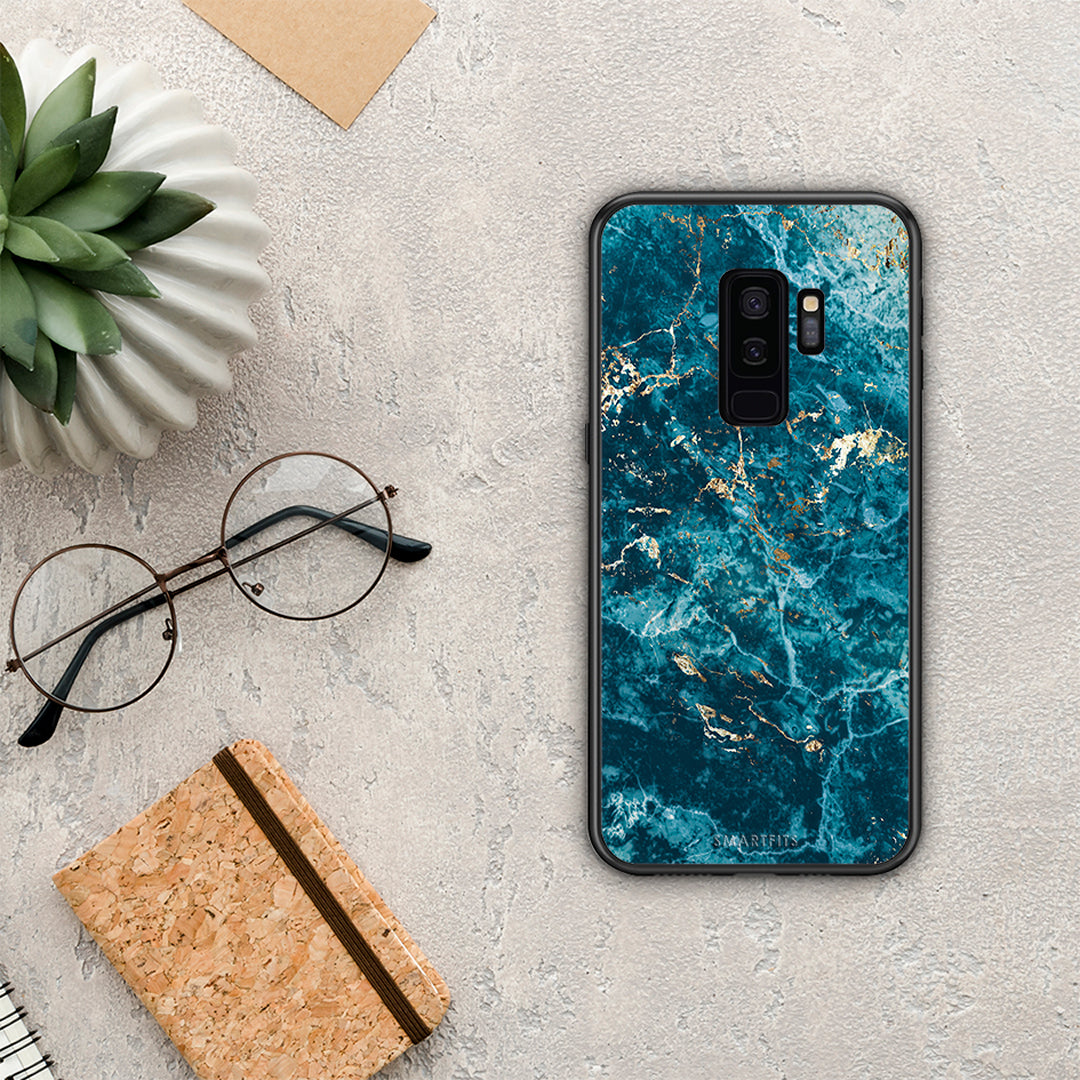 Marble Blue - Samsung Galaxy S9+ θήκη
