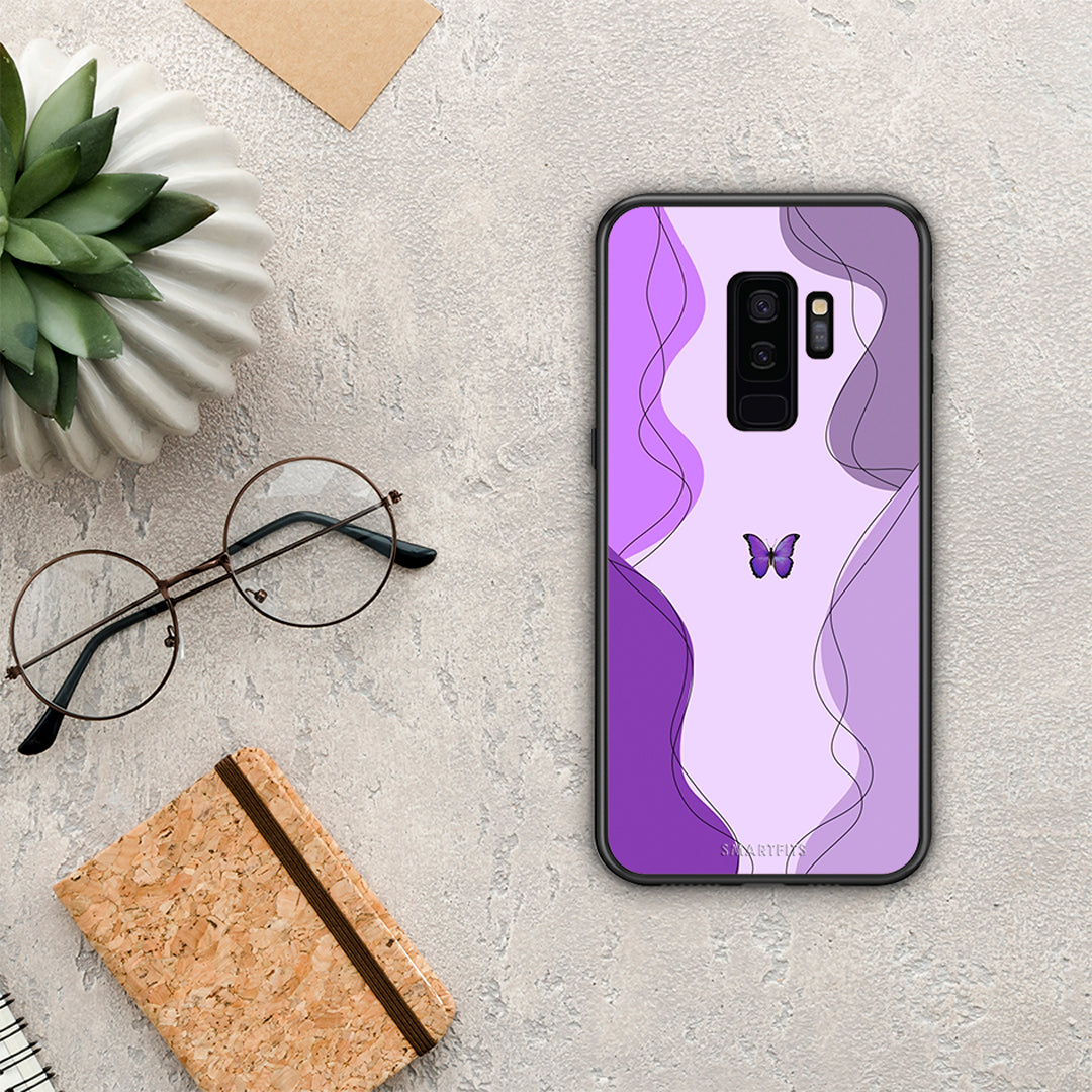 Purple Mariposa - Samsung Galaxy S9+ θήκη