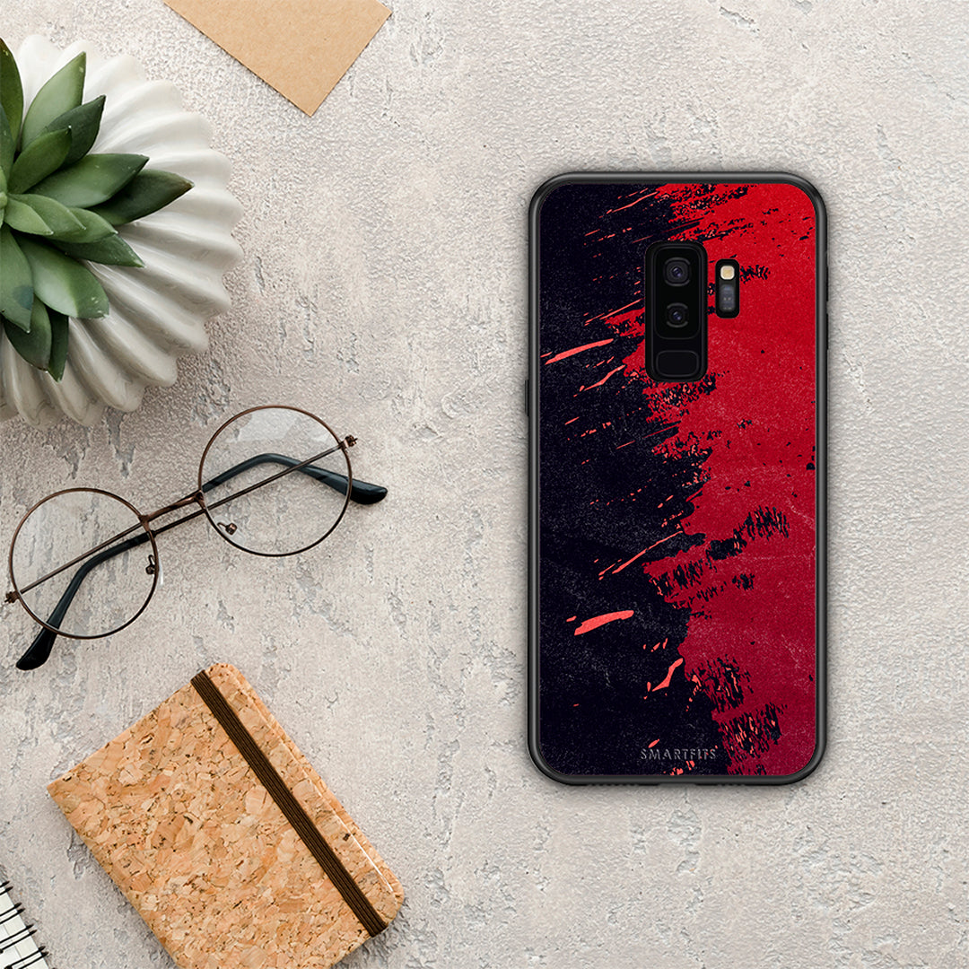 Red Paint - Samsung Galaxy S9+ θήκη