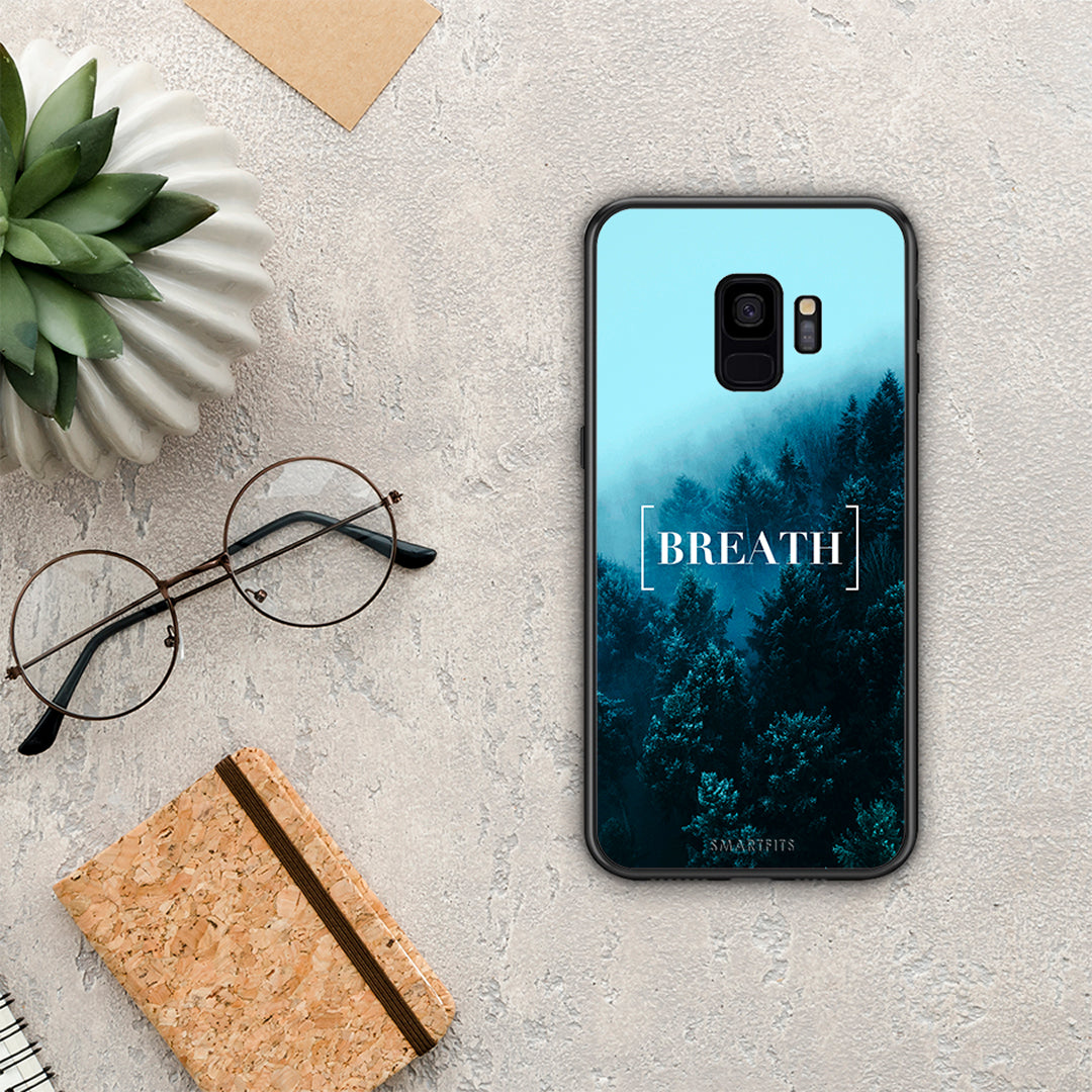 Quote Breath - Samsung Galaxy S9 θήκη